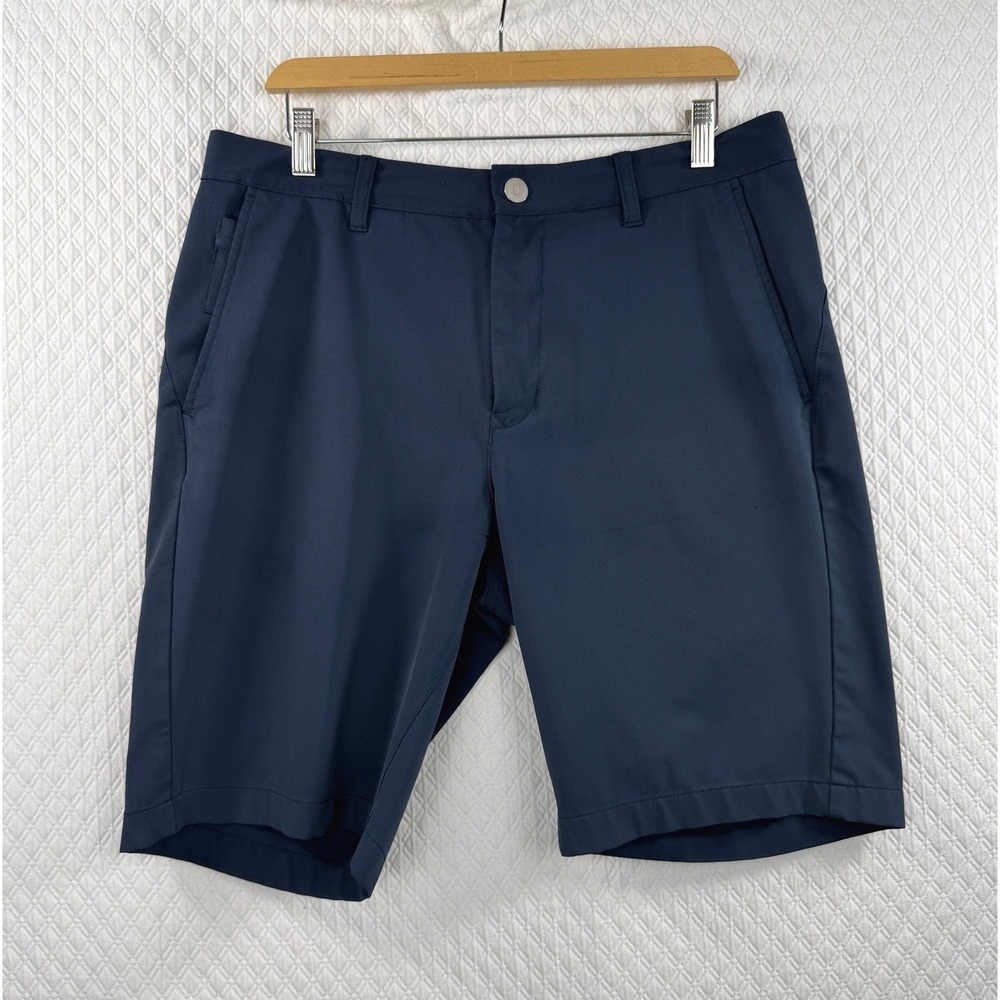 Bonobos Golf Mens 34 Navy Blue Performance Stretch 10" Inseam Shorts Lt Weight